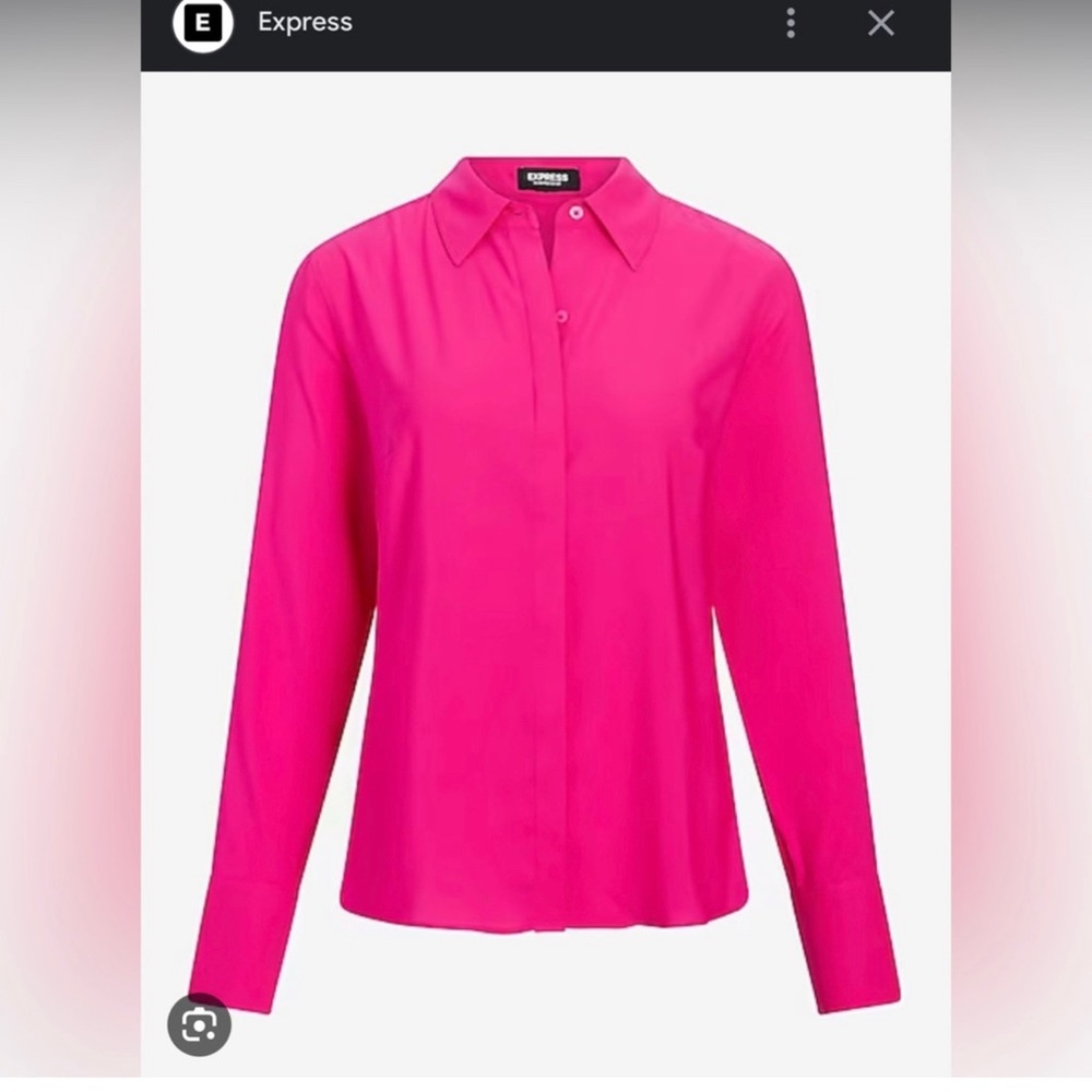 Pink button down